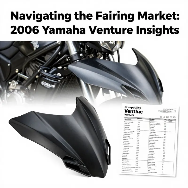A variety of fairings available for the 2006 Yamaha Venture motorcycle.