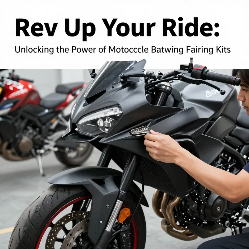 The streamlined design of a batwing fairing enhances aerodynamics for a smoother ride.