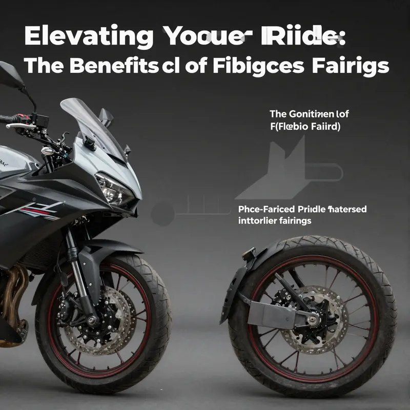 A close-up view of the fiberglass layering process used in motorcycle fairings.