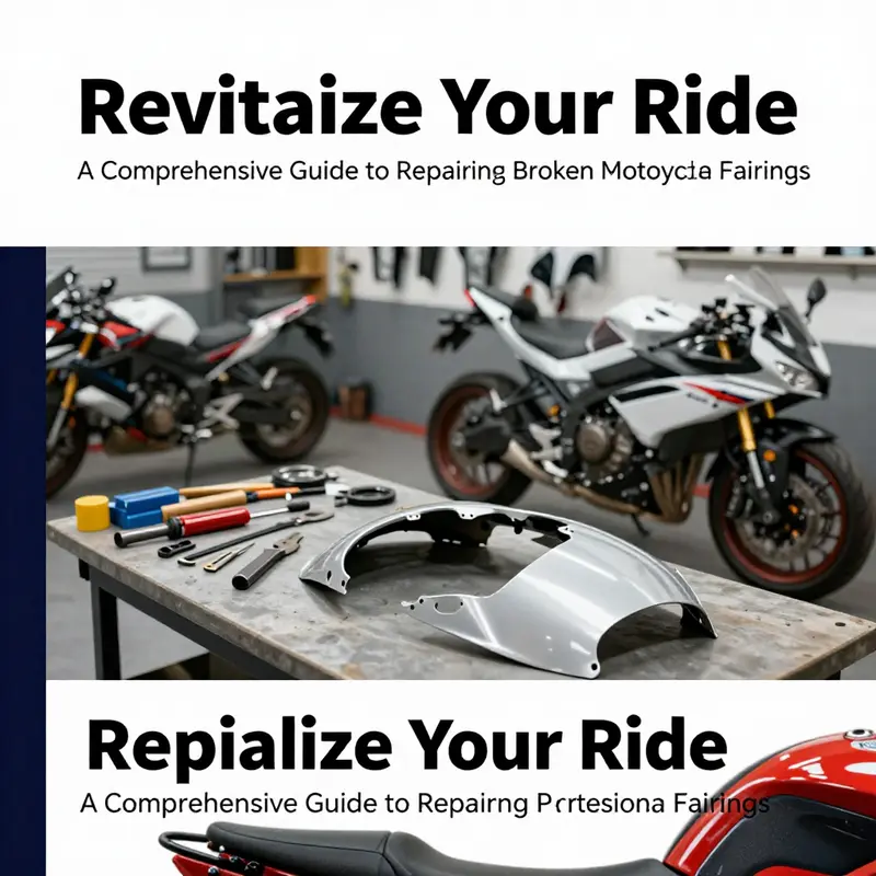 A technician demonstrating effective repair techniques for plastic motorcycle fairings.