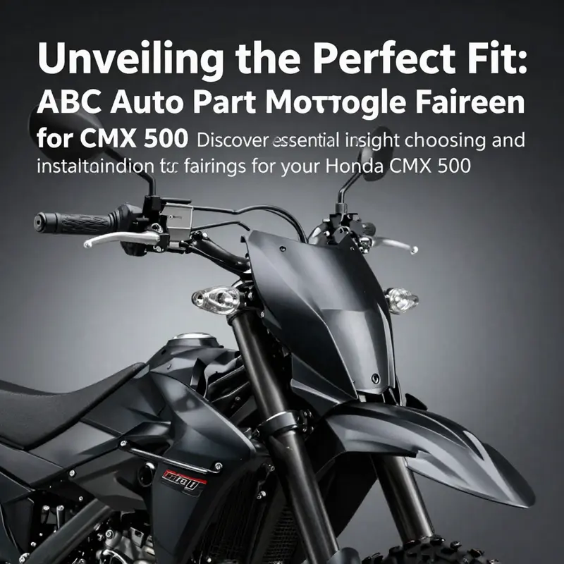 An eye-catching motorcycle fairing display emphasizing quality and design.