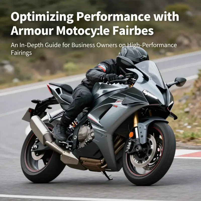 A motorcycle with Armour Bodies fairings speeding along a scenic highway, representing advanced motorcycle design.