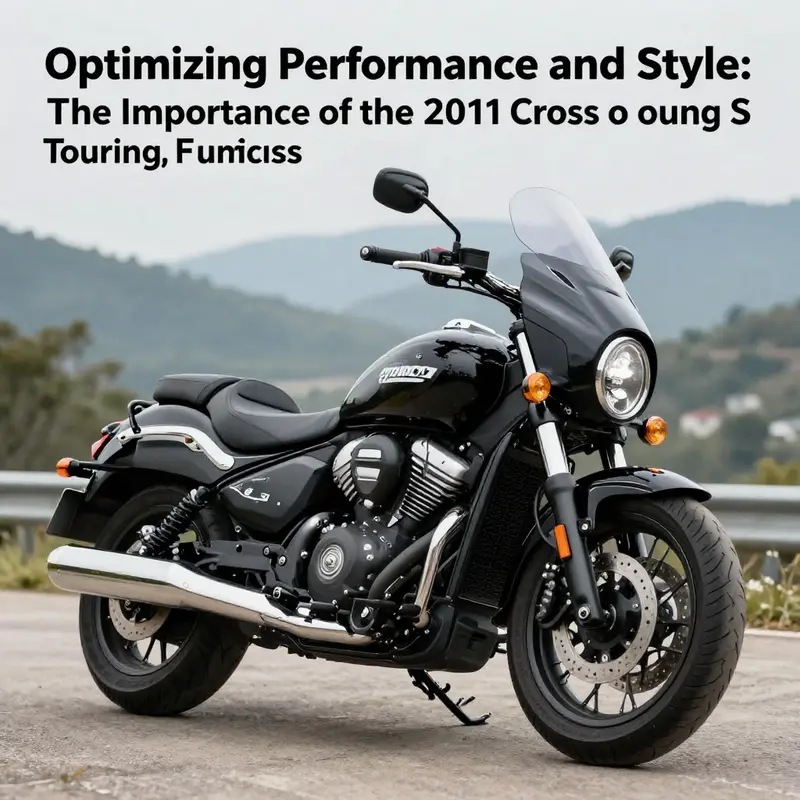 2011 Victory Cross Country Touring S motorcycle parked with a scenic view, showcasing its front fairing.