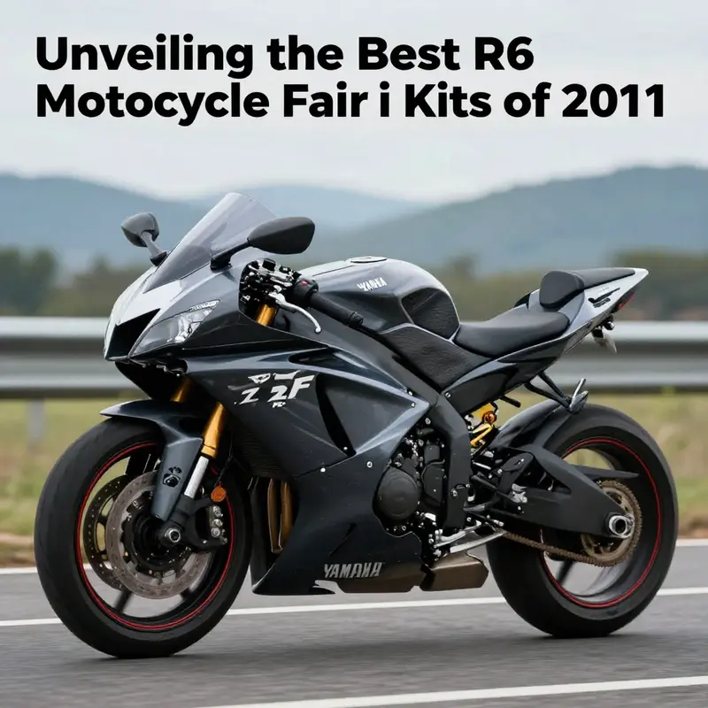 A high-performance 2011 Yamaha YZF-R6 motorcycle equipped with stylish fairings against a dynamic backdrop.