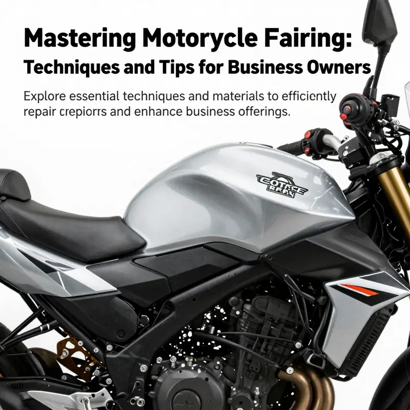 A motorcycle with beautifully restored fairings, representing top-quality motorcycle maintenance and repair.