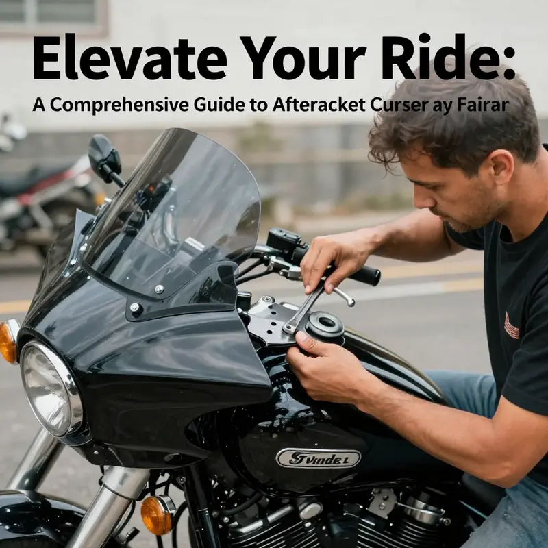 Different types of aftermarket cruiser motorcycle fairings demonstrating their design and functionality.