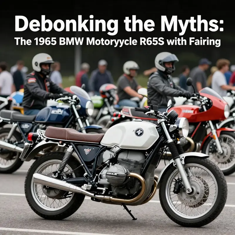 This image captures the aesthetic of BMW motorcycles from the early 1970s, reflecting the era’s styling.