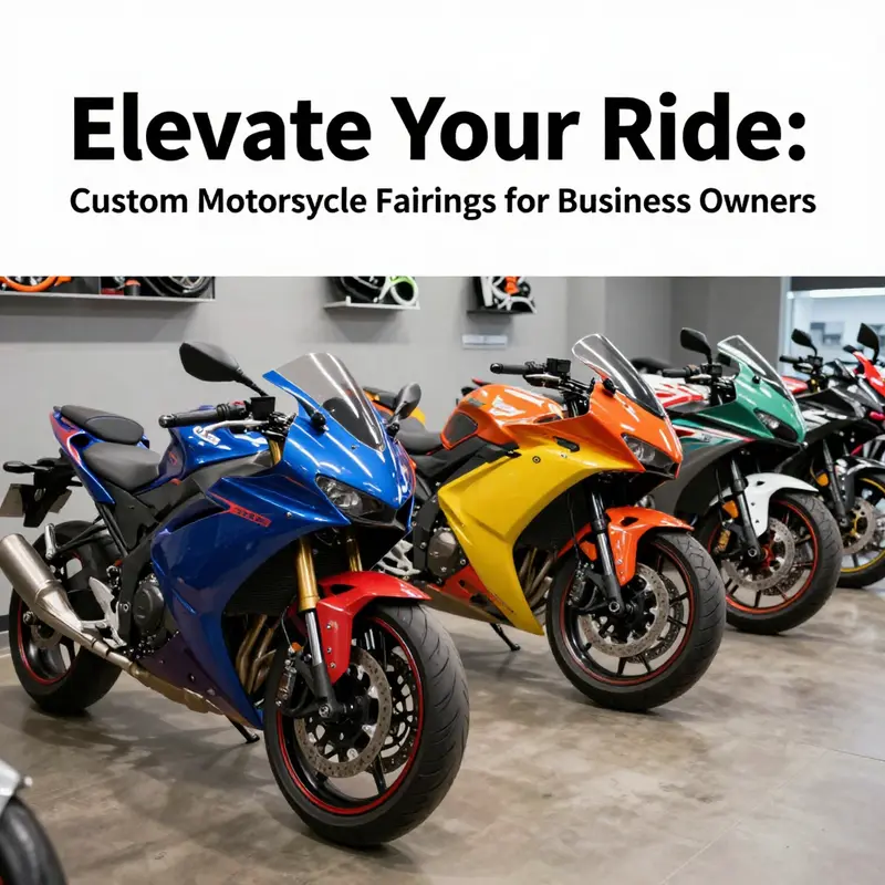 A showcase of custom designs demonstrating the aesthetic appeal of motorcycle fairings.