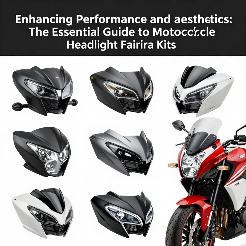 Streamlined motorcycle appearance showcasing the aerodynamic advantages of headlight fairing kits.