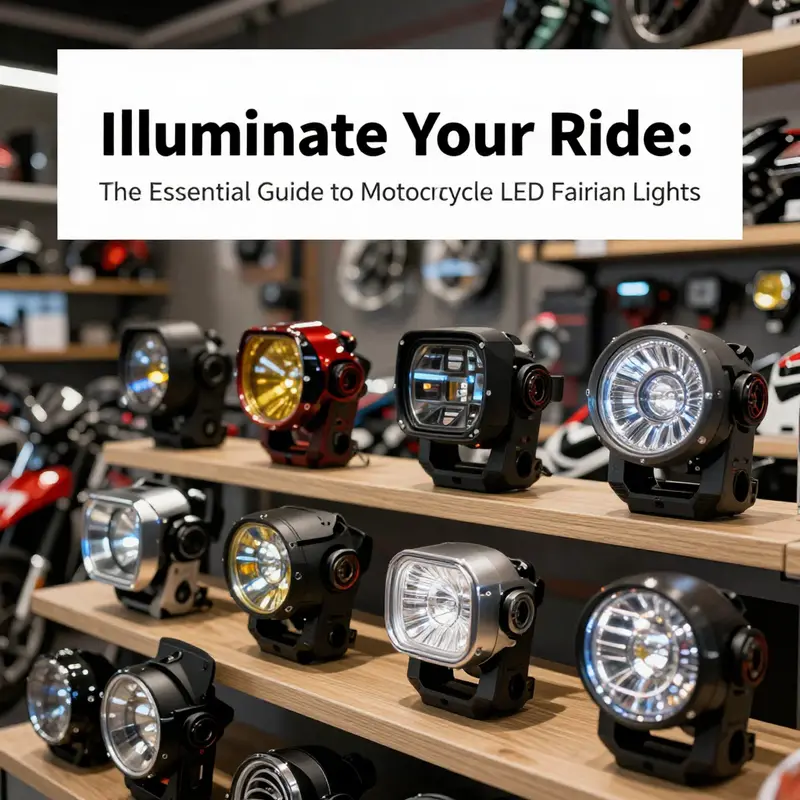 LED fairing lights significantly improve visibility and road presence for motorcycles, especially in low-light conditions.