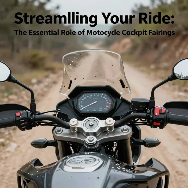 Motorcycle demonstrating the aerodynamic advantages of cockpit fairings in action.