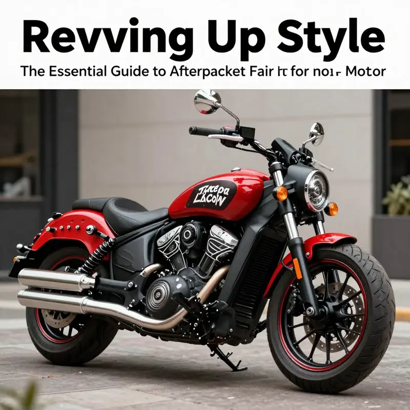 Stylish Indian motorcycle decorated with aftermarket fairings, emphasizing design and personalization.