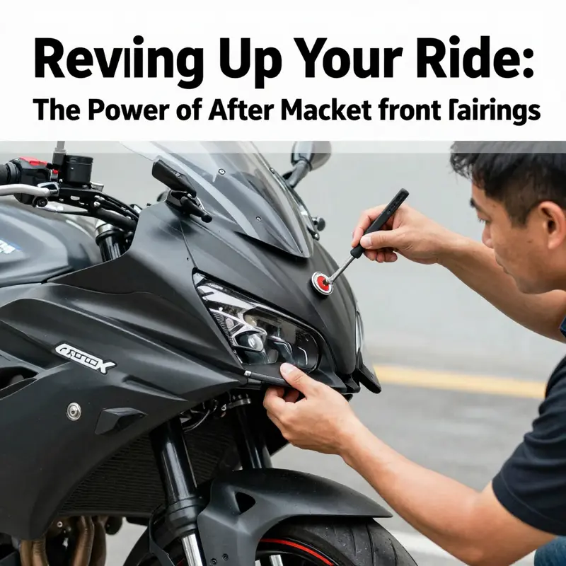 Ensuring a perfect fit: The essence of compatibility in aftermarket motorcycle front fairings.