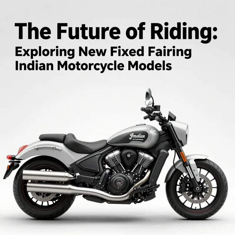 Showroom showcasing the state of new fixed fairing Indian motorcycles.