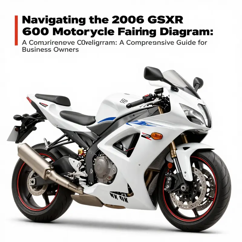 Structural components of the 2006 GSXR 600 motorcycle fairing system.