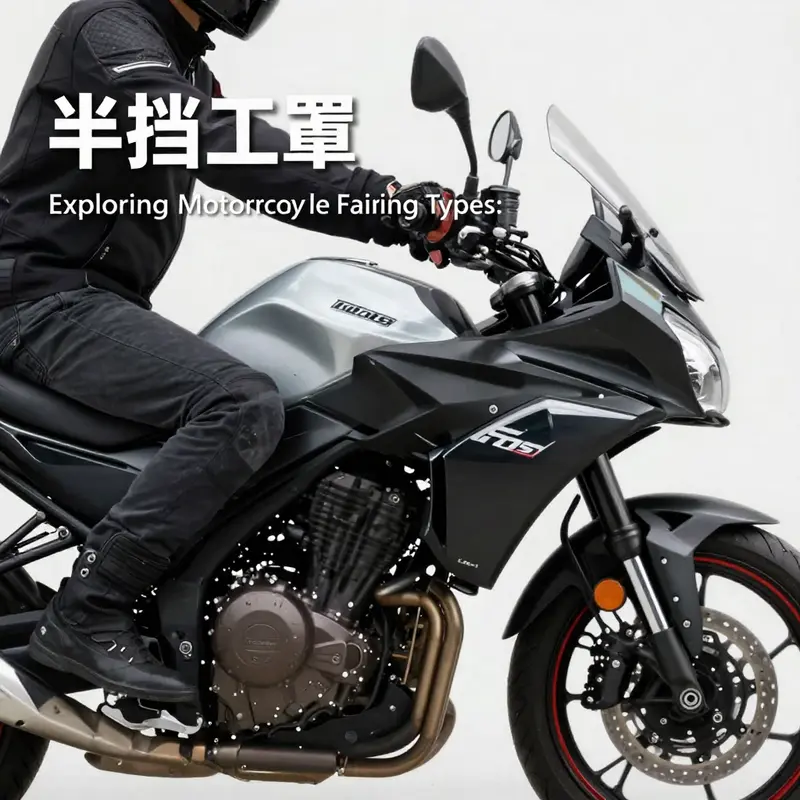 A motorcycle equipped with full fairing, enhancing aerodynamics and rider protection.