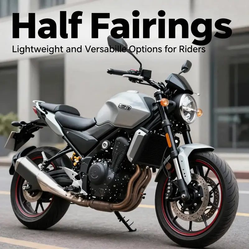 A high-performance motorcycle equipped with full fairings, highlighting aerodynamic benefits and weather protection.