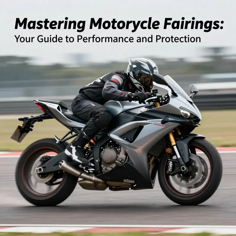 Motorcycle fairings enhance both aerodynamics and protection during high-speed rides.