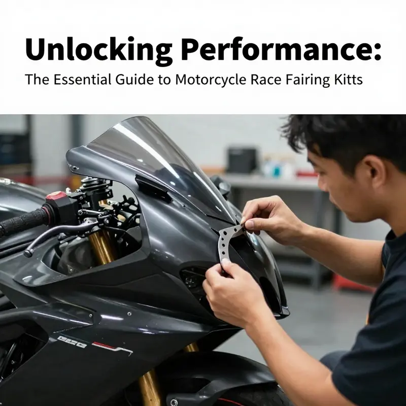 Materials used in race fairing kits highlight the balance between weight and strength.