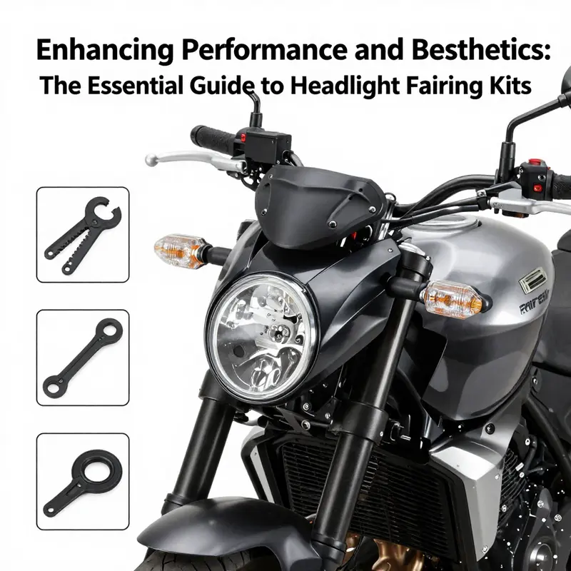 Streamlined motorcycle appearance showcasing the aerodynamic advantages of headlight fairing kits.