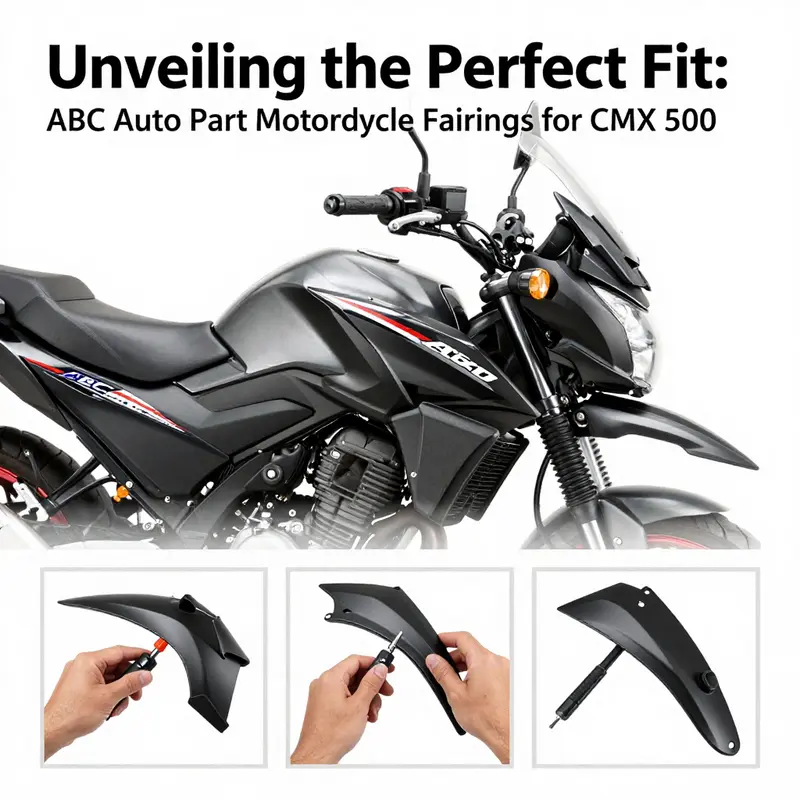 A variety of motorcycle fairings tailored for the Honda CMX 500, emphasizing customization options available.