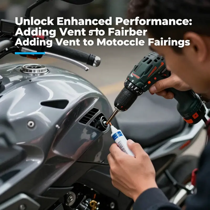 A variety of vent types available for motorcycle fairings, showcasing options for performance enhancement.