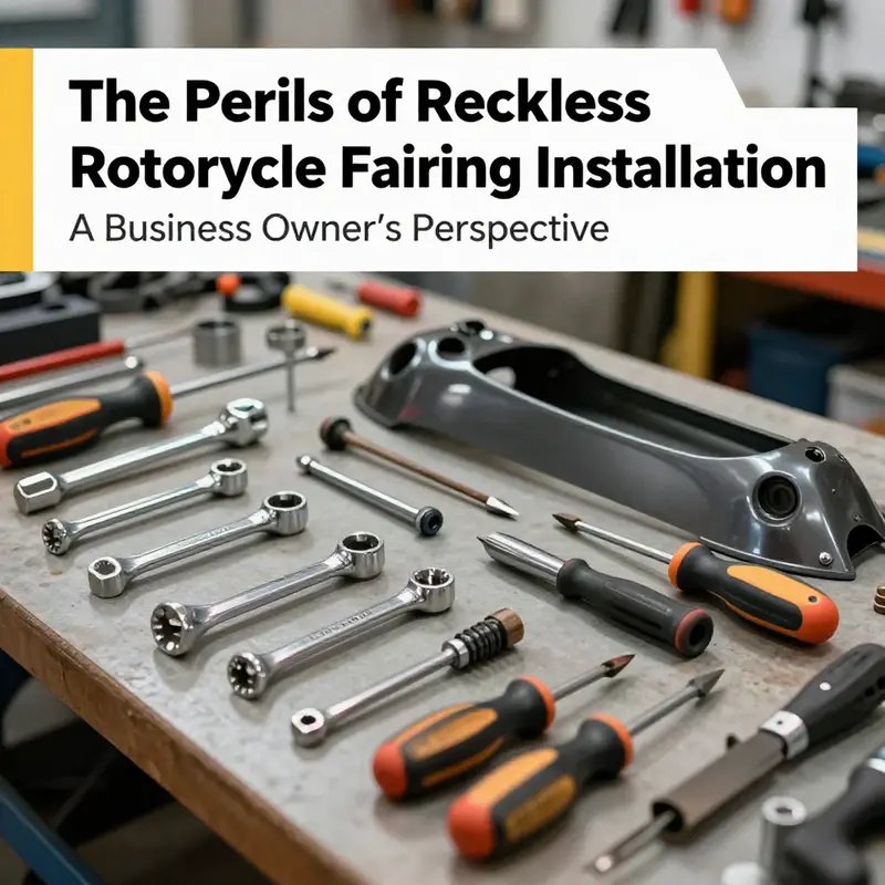 Ensuring safety during motorcycle fairing installation is crucial.