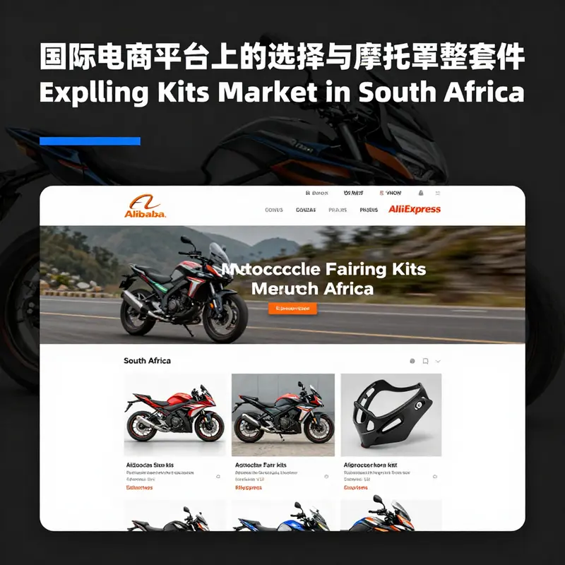 A local motorcycle shop displaying a variety of fairing kits, highlighting the blend of local and international supply.