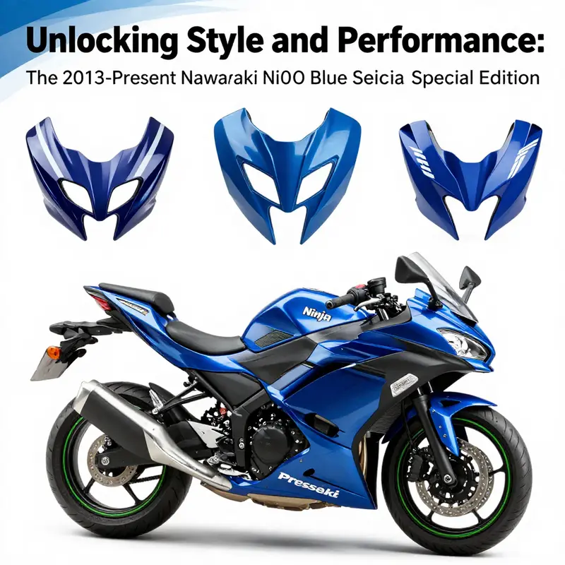 High-quality ABS plastic fairings showcasing premium materials used for durability.