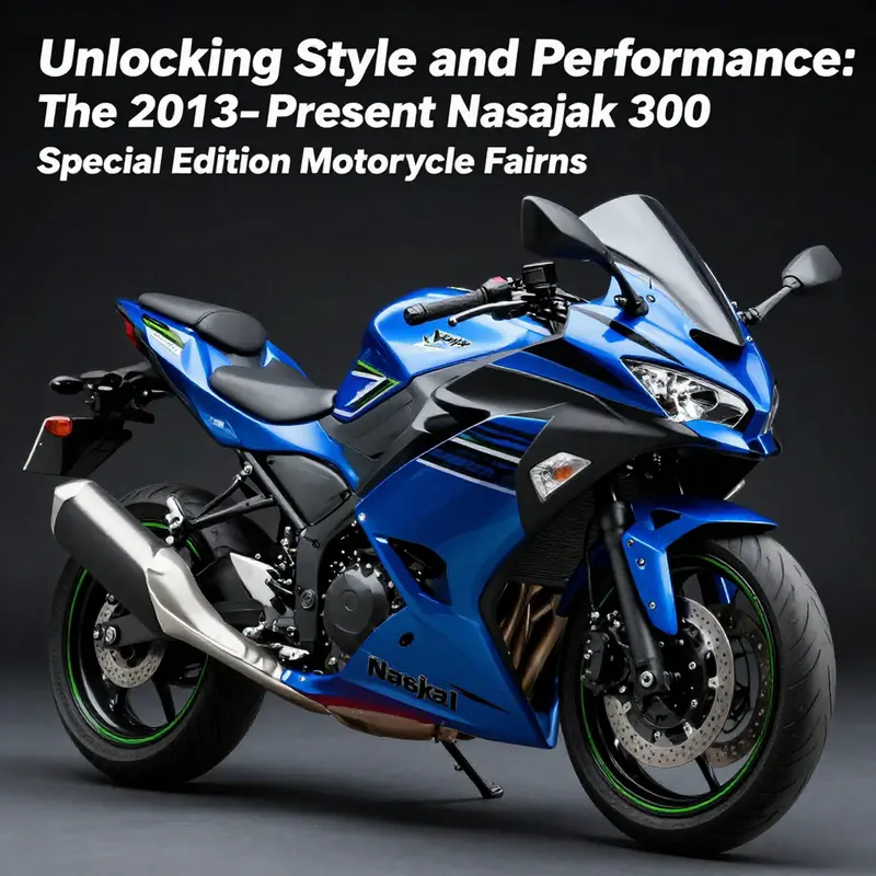 High-quality ABS plastic fairings showcasing premium materials used for durability.