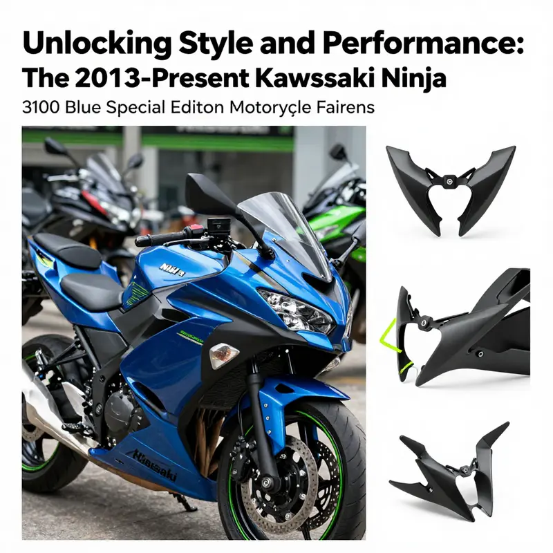 High-quality ABS plastic fairings showcasing premium materials used for durability.