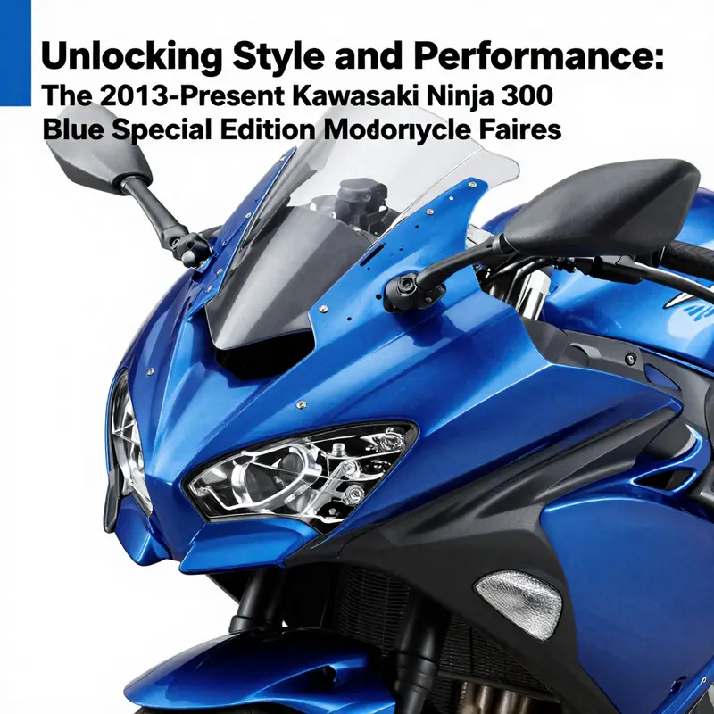 High-quality ABS plastic fairings showcasing premium materials used for durability.