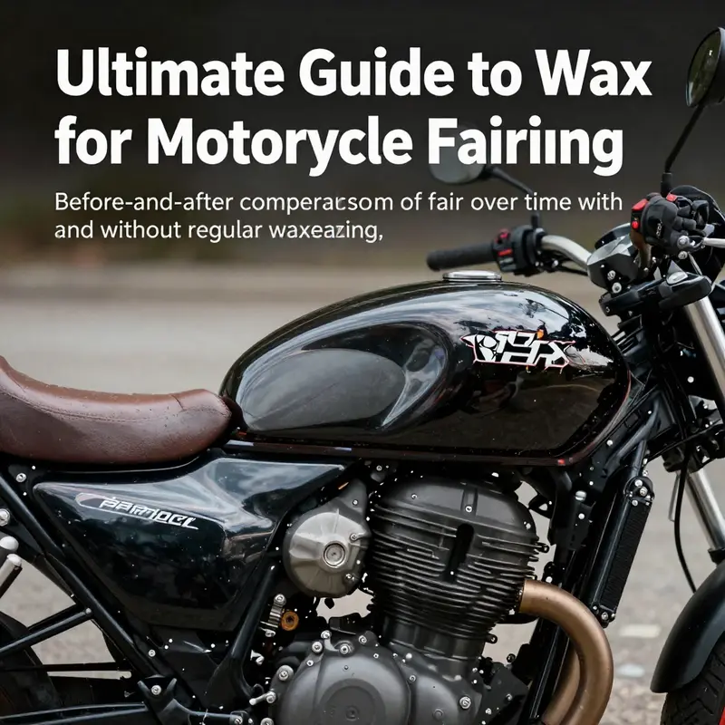 CERALUX Resin Bike Wax: Essential for maintaining motorcycle fairings.