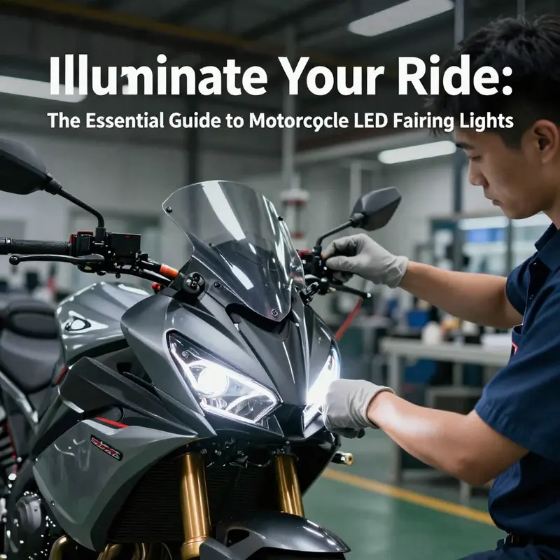 LED fairing lights significantly improve visibility and road presence for motorcycles, especially in low-light conditions.