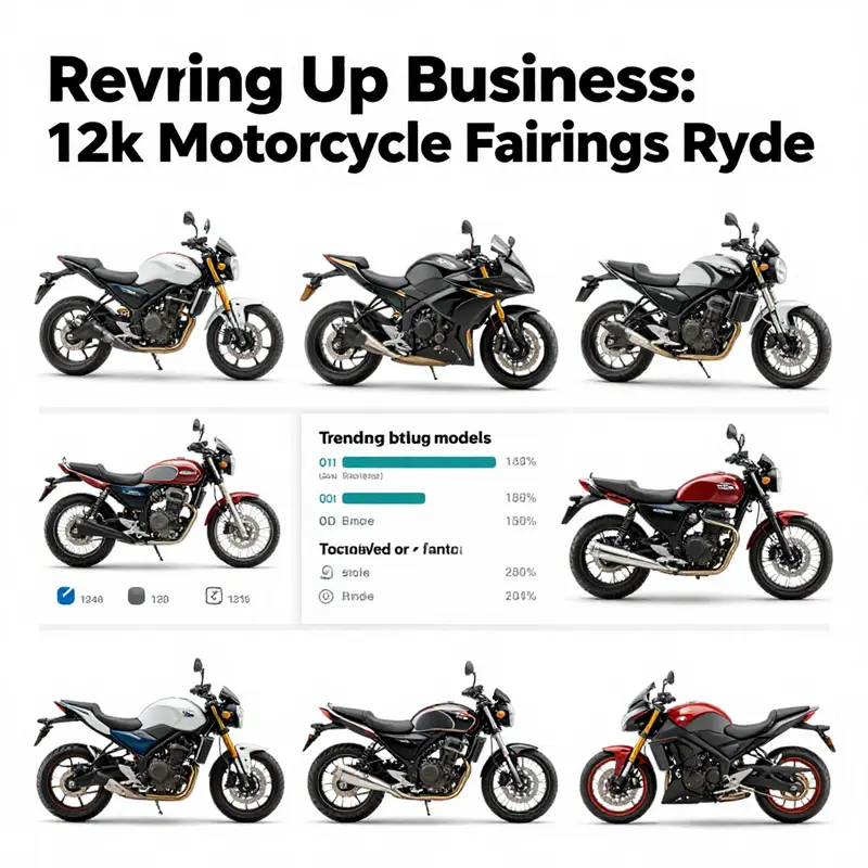 Market overview highlighting trends and popular models in the 12k motorcycle fairings sector.