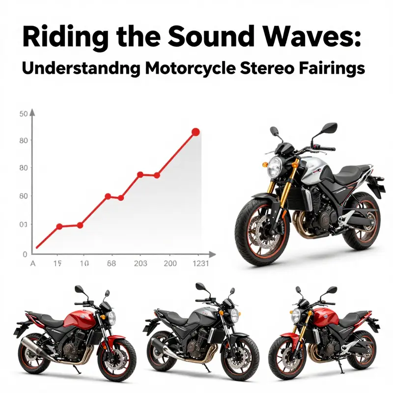 Close-up of a beautifully designed motorcycle stereo fairing emphasizing its functionality and aesthetics.