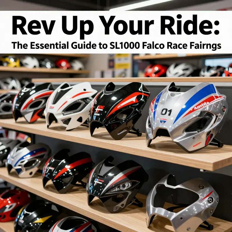 Diverse selection of race fairings available for the 01 Aprilia Motorcycle SL1000 Falco.