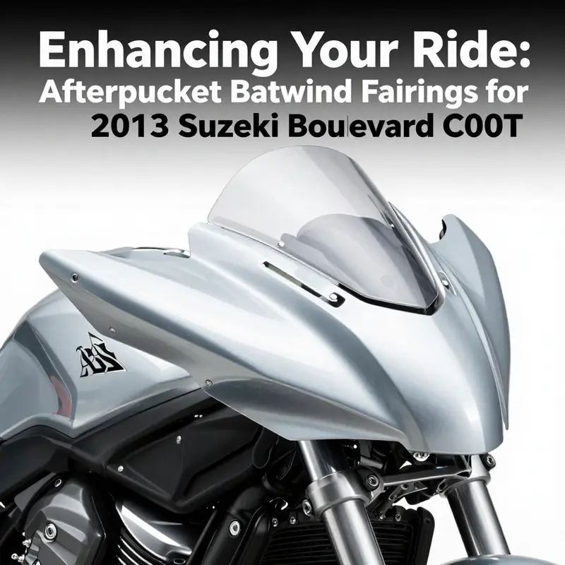 A diverse selection of batwing fairings available for the 2013 Suzuki Boulevard C90T.