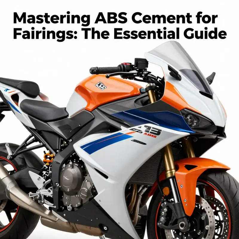 Stylish motorcycle displaying well-installed ABS fairings, illustrating the aesthetic and functional aspects of quality motorcycle parts.