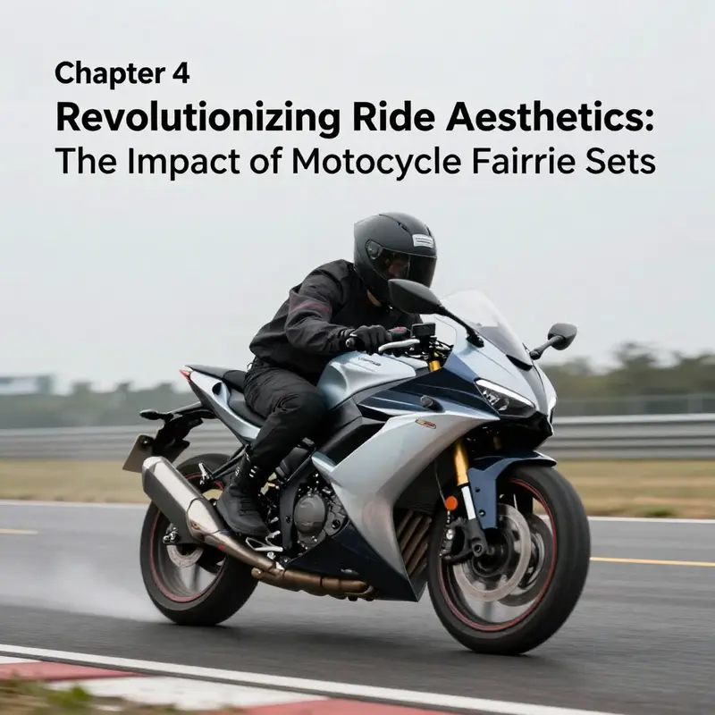 An array of motorcycle fairing components demonstrating the essential parts included in these comprehensive kits.