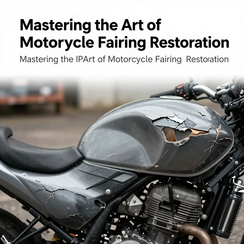 Common damage types on motorcycle fairings made from PP+EP materials.