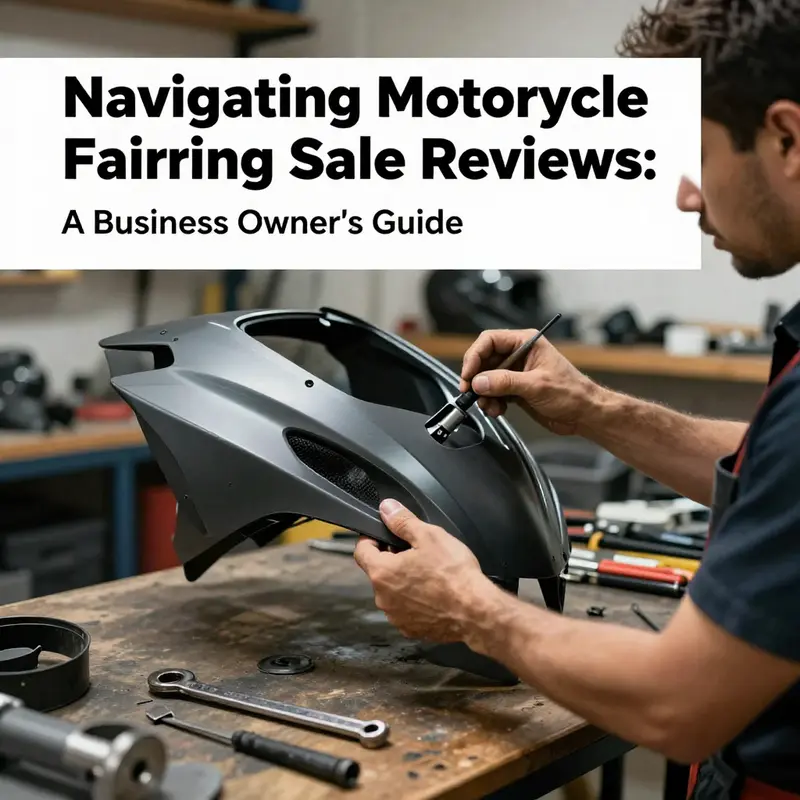 Key considerations for motorcycle fairings: fitment accuracy, material quality, and aesthetic appeal.