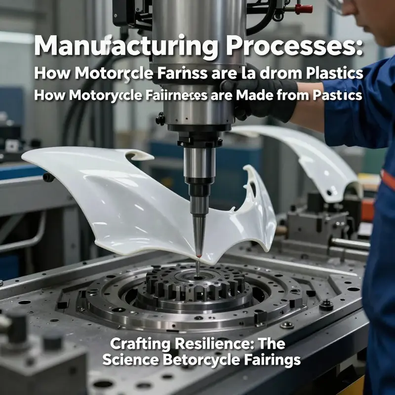 ABS plastic motorcycle fairing highlighting the material’s finish and quality.