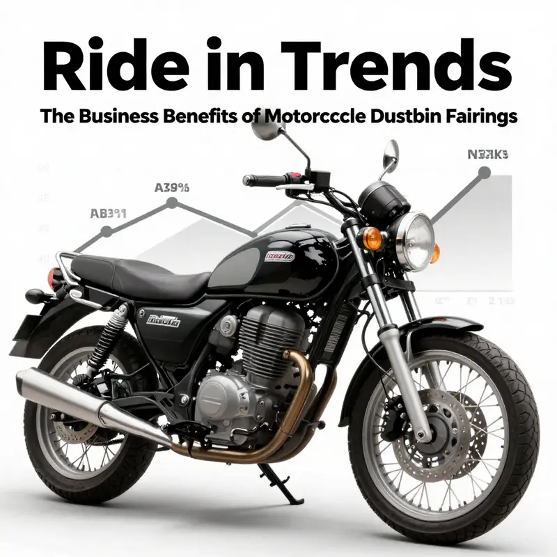 A modern motorcycle dustbin fairing emphasizing its aerodynamic design.