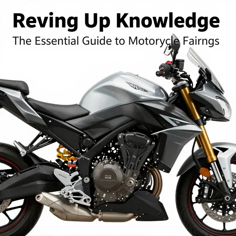 A motorcycle detailing its fairings, demonstrating their functional role.