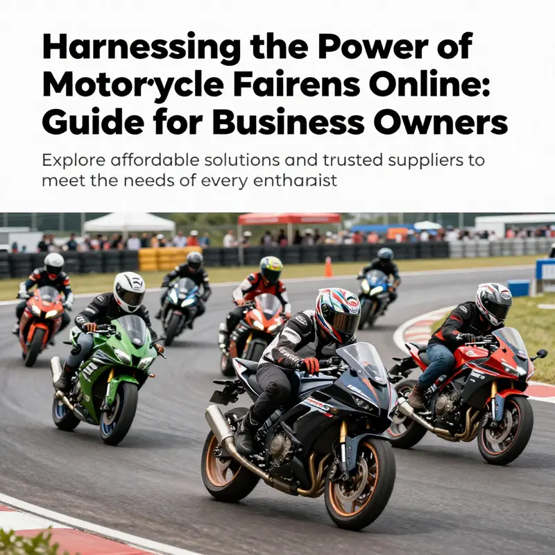 Motorcycle racing scene with riders showcasing various motorcycle fairings, illustrating the culture and community.