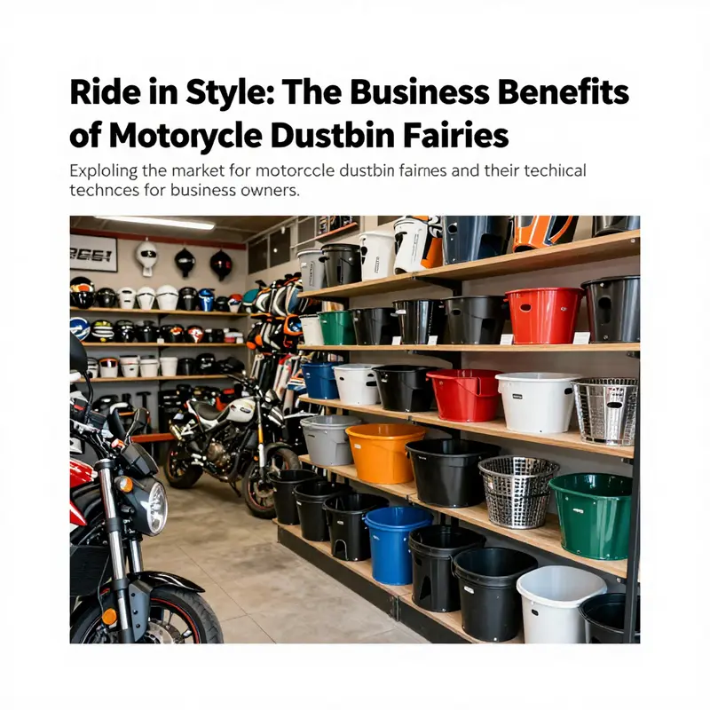 A wide shot of a motorcycle shop filled with various dustbin fairings and accessories, enticing motorcycle enthusiasts.