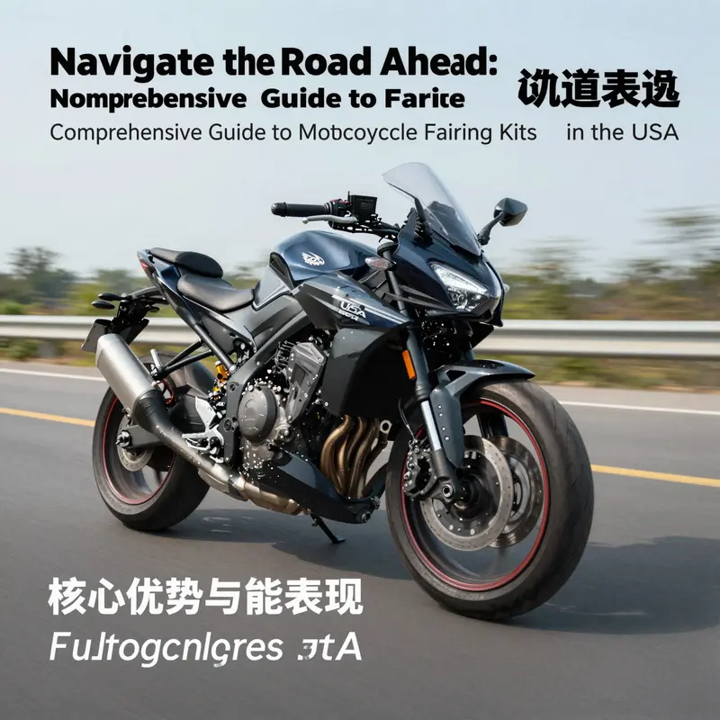 A variety of motorcycle fairing kits highlighting the diverse types available in the USA market.