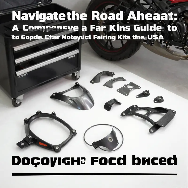 A variety of motorcycle fairing kits highlighting the diverse types available in the USA market.