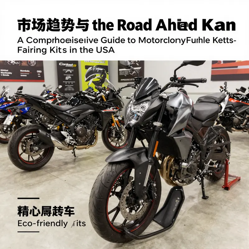 A variety of motorcycle fairing kits highlighting the diverse types available in the USA market.